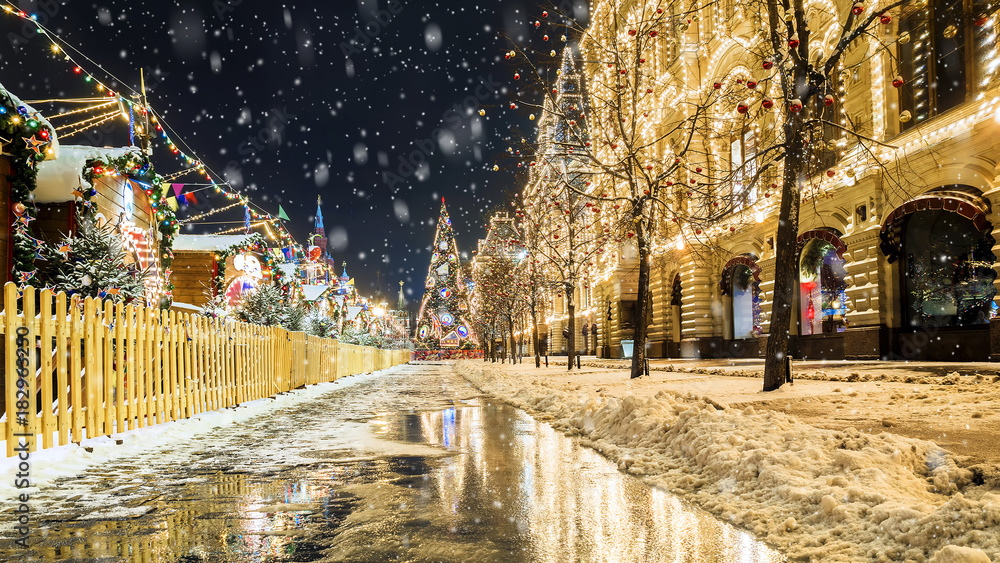 Christmas in Moscow. Red Square