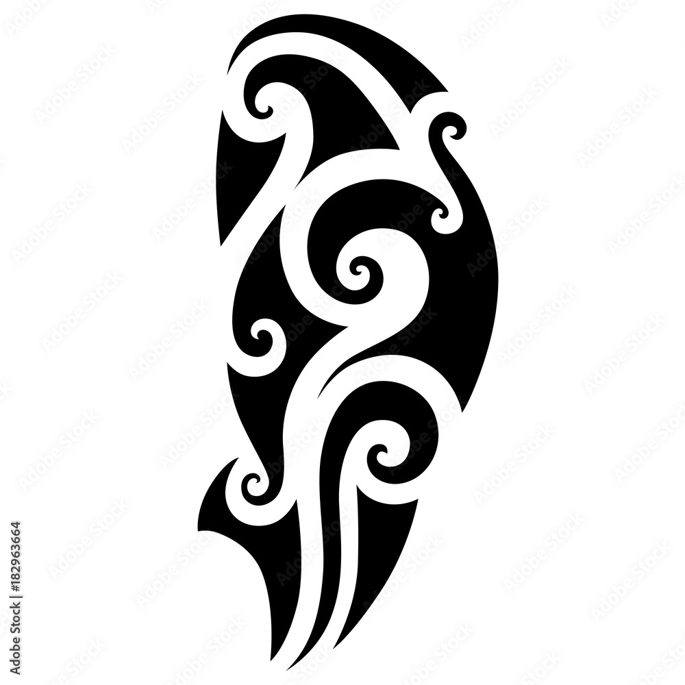 Premium Vector | Tattoo art tribal set tattoo collection drawing and sketch  black and white