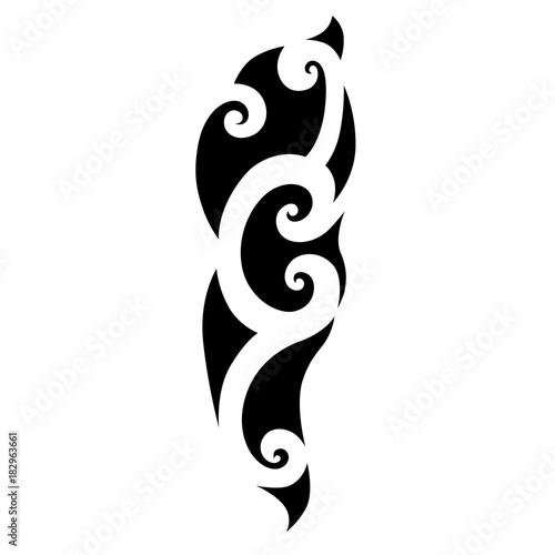 Tattoo tribal maori vector designs element. Tribal tattoos. Art tribal tattoo. Vector sketch of a tattoo. Idea for design. Maori style tattoo.