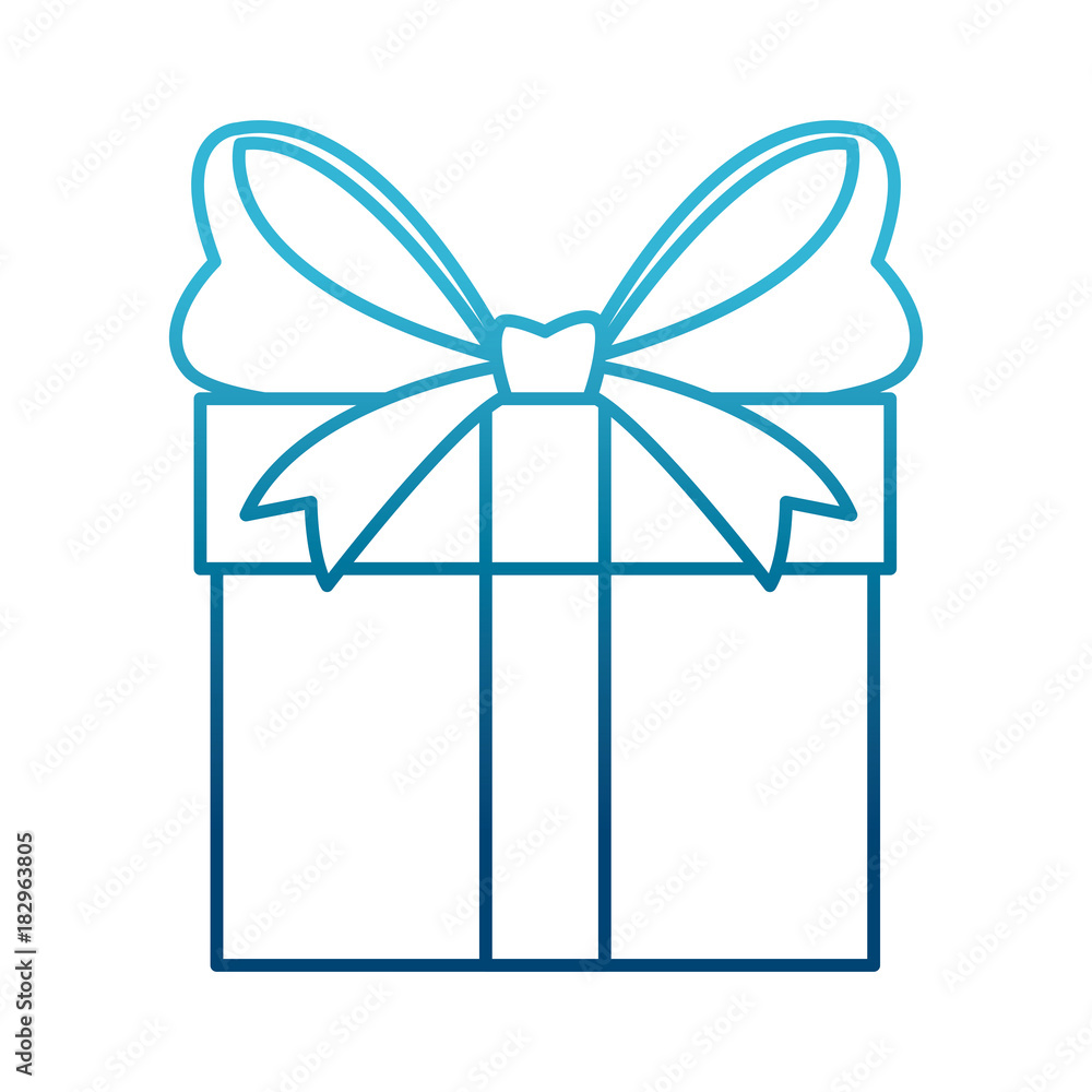 Giftbox present symbol icon vector illustration graphic design Giftbox present symbol icon vector illustration graphic design