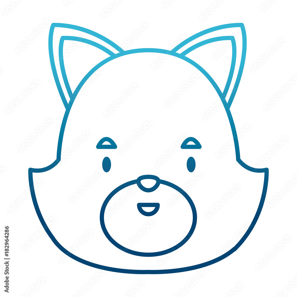 Cute cat head cartoon icon vector illustration graphic design Cute cat head cartoon icon vector illustration graphic design