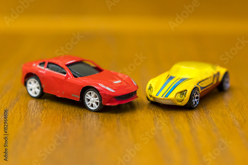 Red and Yellow cars