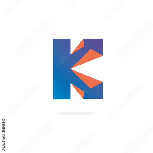 Free Download Letter K logo. Design template elements, paper - GFXLoad