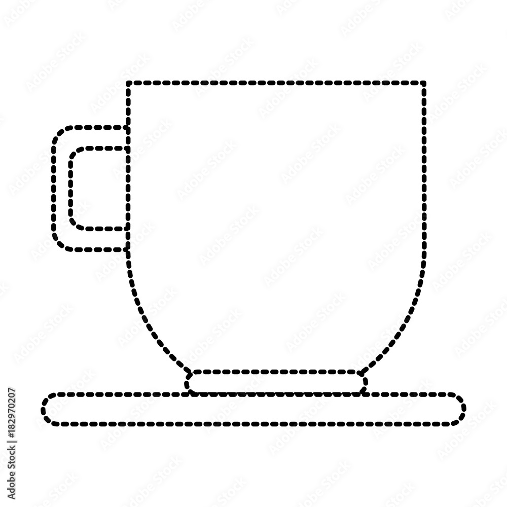 Coffee porcelain cup icon vector illustration graphic design Coffee porcelain cup icon vector illustration graphic design