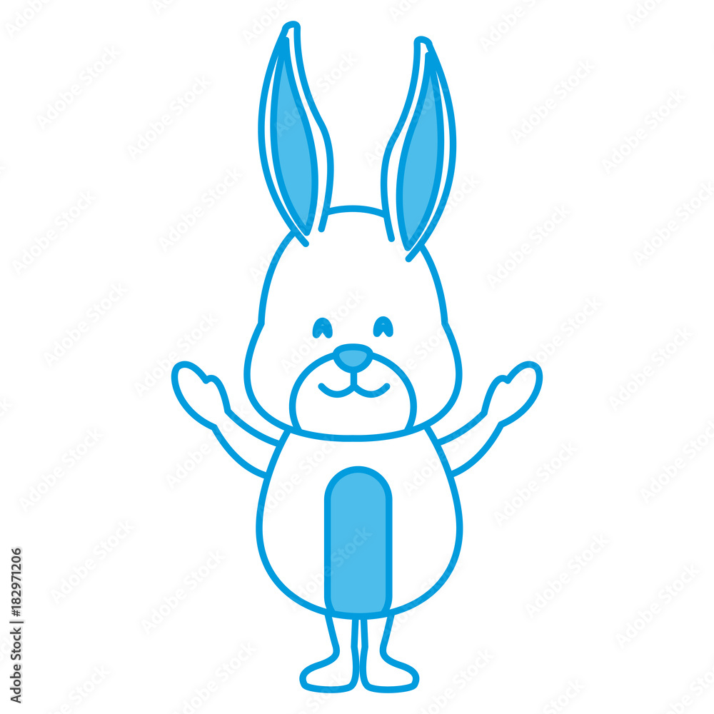 Cute bunny head cartoon icon vector illustration graphic design Cute bunny head cartoon icon vector illustration graphic design