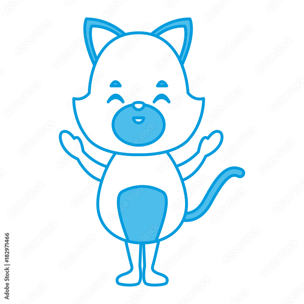 Cute cat cartoon icon vector illustration graphic design Cute cat cartoon icon vector illustration graphic design