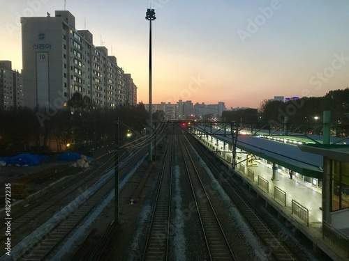 Photography Seobinggo Metrostation in Seoul (Südkorea)