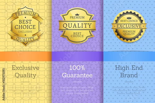 Exclusive Quality 100 Guarantee High End Labels