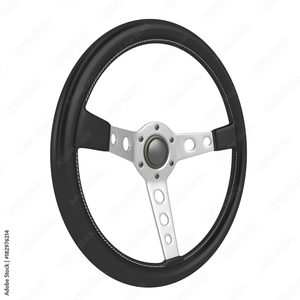 render of steering wheel isolated render of steering wheel isolated