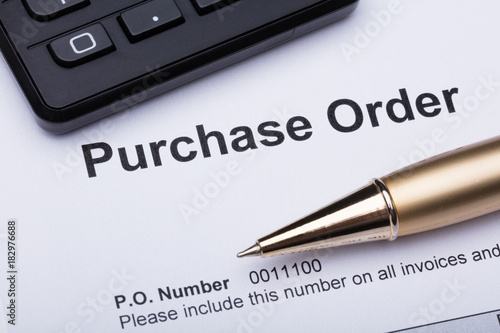 Schilderij op canvas Purchase Order Form