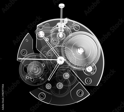 Watch (3D xray transparent)