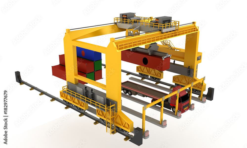 Big Container Vessel In A Container Seaport During Transportation Of big-container-vessel-in-a-container-seaport-during-transportation-of