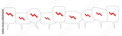 Sprechblasen - Abstieg