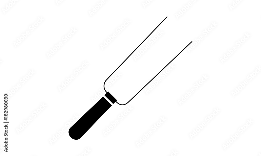 Waffle Fork Icon Illustration