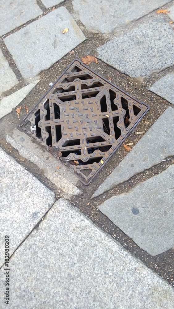 ancient  street manhole