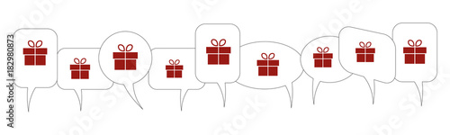 Sprechblasen - Geschenk