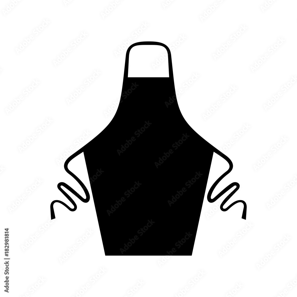 Apron with strings, shade picture Apron with strings, shade picture