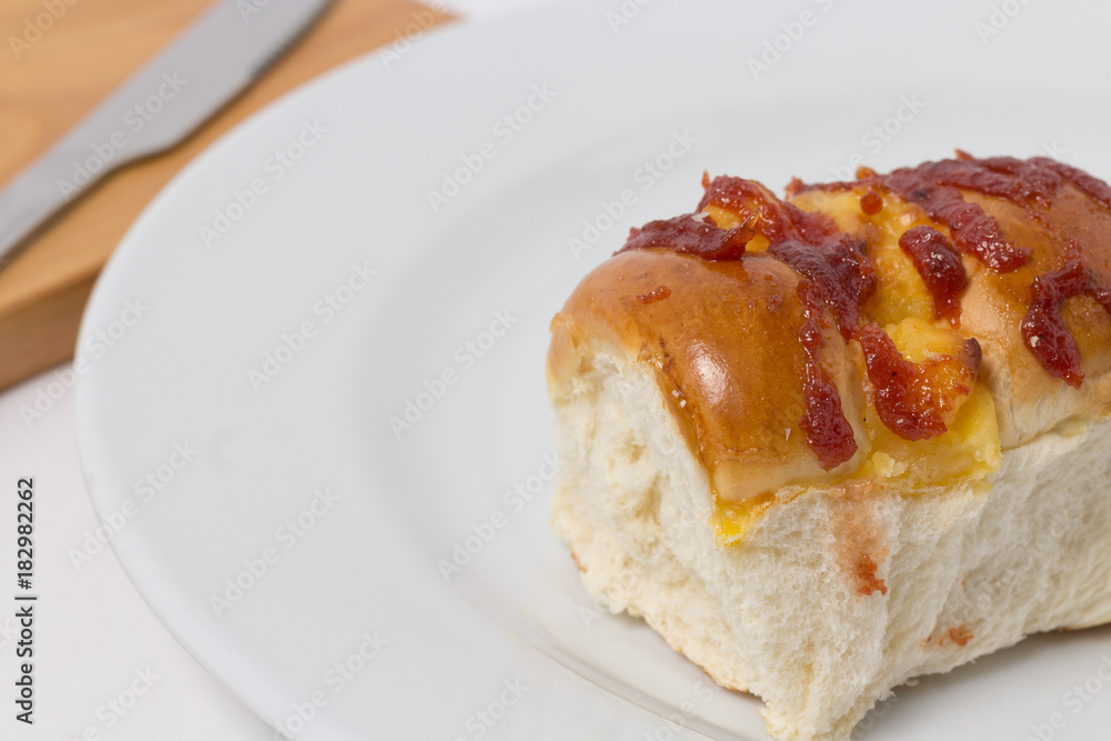 Brioche with guava Brioche with guava
