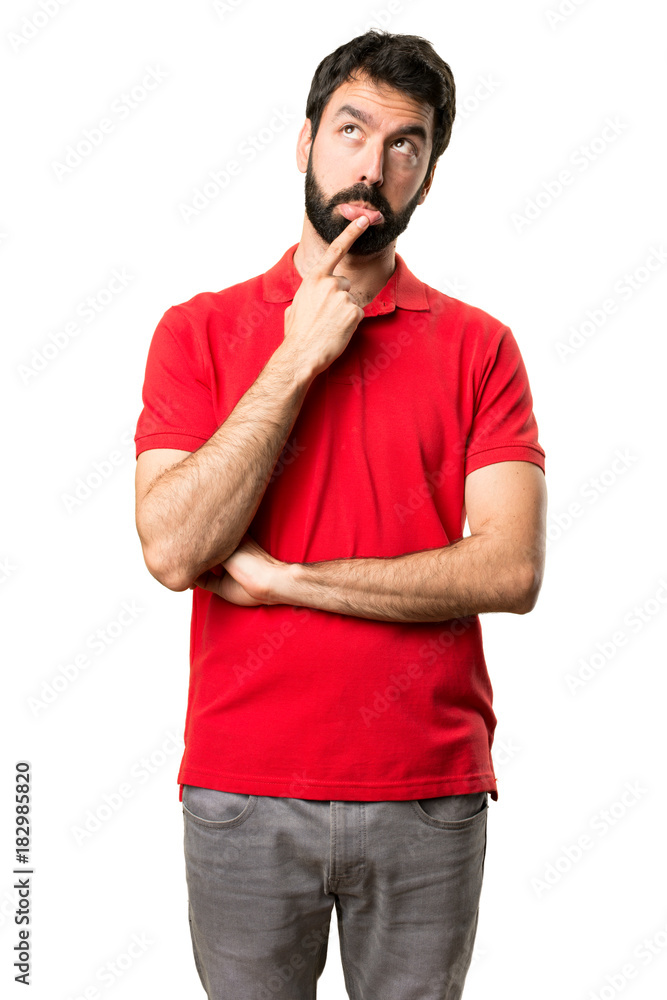 Handsome man having doubts Handsome man having doubts