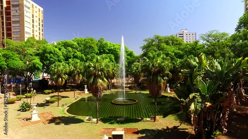 Aerial View of Ribeirao Preto city in Sao Paulo, Brazil photo