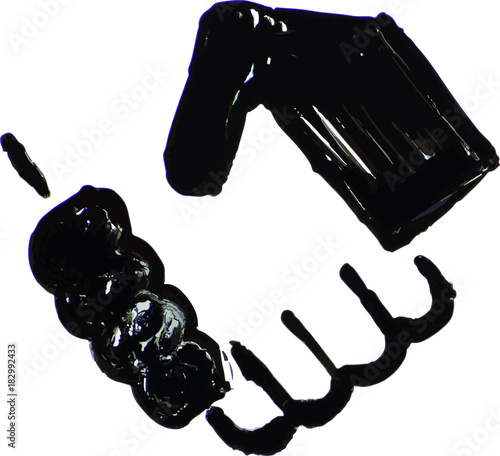 Handshake White Board Illustration