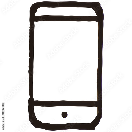 Smart Phone White Board Illustration