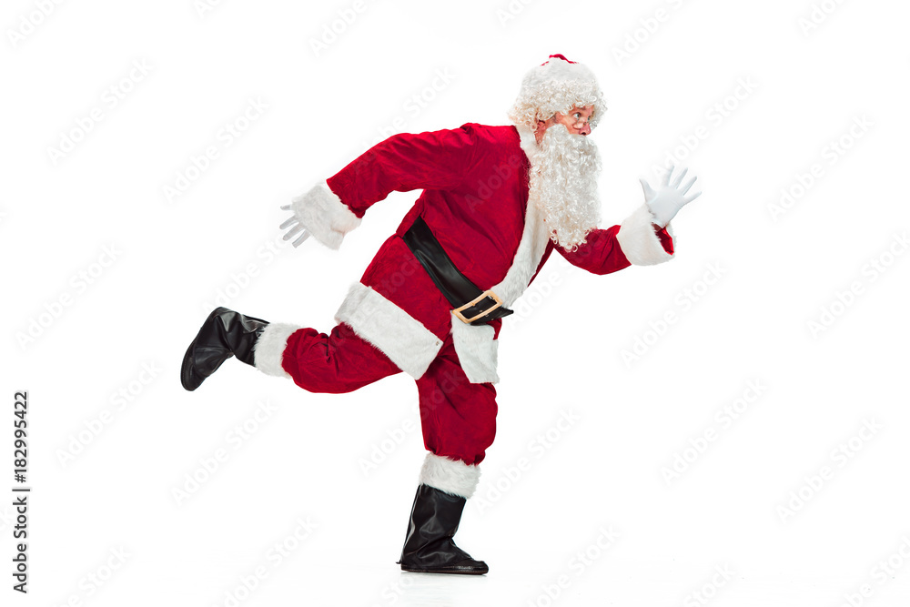 Portrait of Man in Santa Claus Costume Portrait of Man in Santa Claus Costume