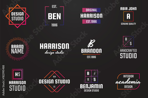 Minimal Vector Logo for banner