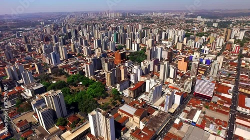 Aerial View of Ribeirao Preto city in Sao Paulo, Brazil photo