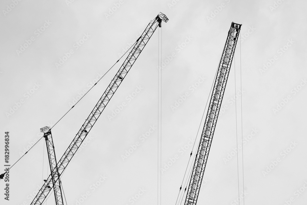 industrial cranes - closeup industrial cranes - closeup