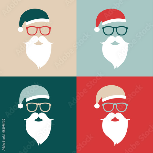 Weihnachtsmann - Set - bunt