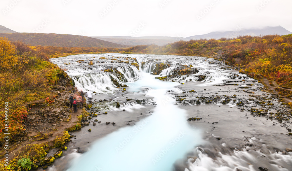 Bruarfoss Waterfall in Iceland Bruarfoss Waterfall in Iceland