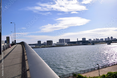 晴海大橋と晴海運河