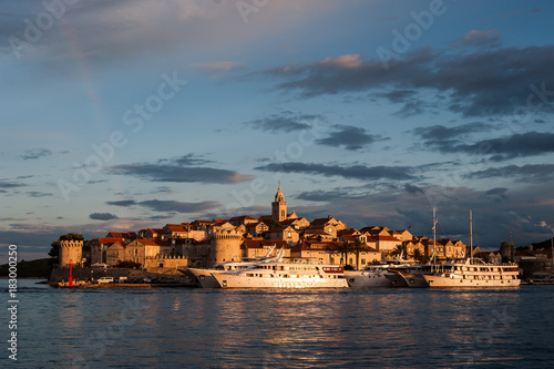 A view of Korcula from the sea