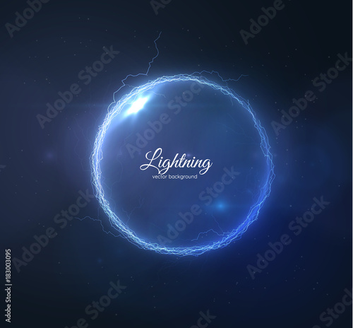 Lightning vector background. EPS10