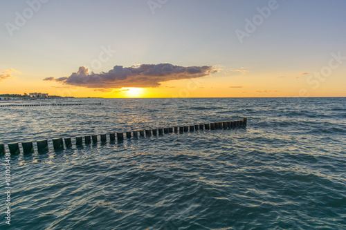 Sonnenuntergang über der Ostsee