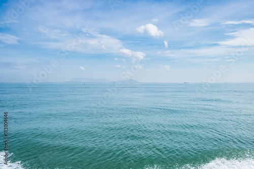 Landscape of Vung Tau from the ocean