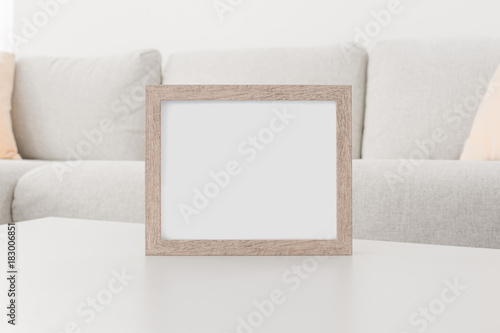 Wooden Picture Frame Mockup