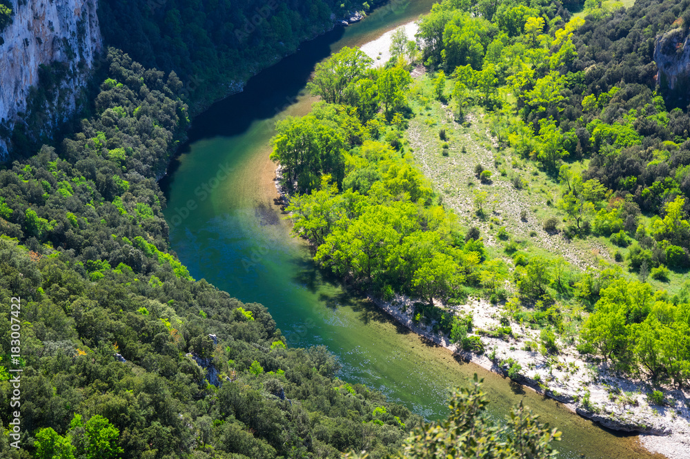 View of Ardeche Gorges View of Ardeche Gorges