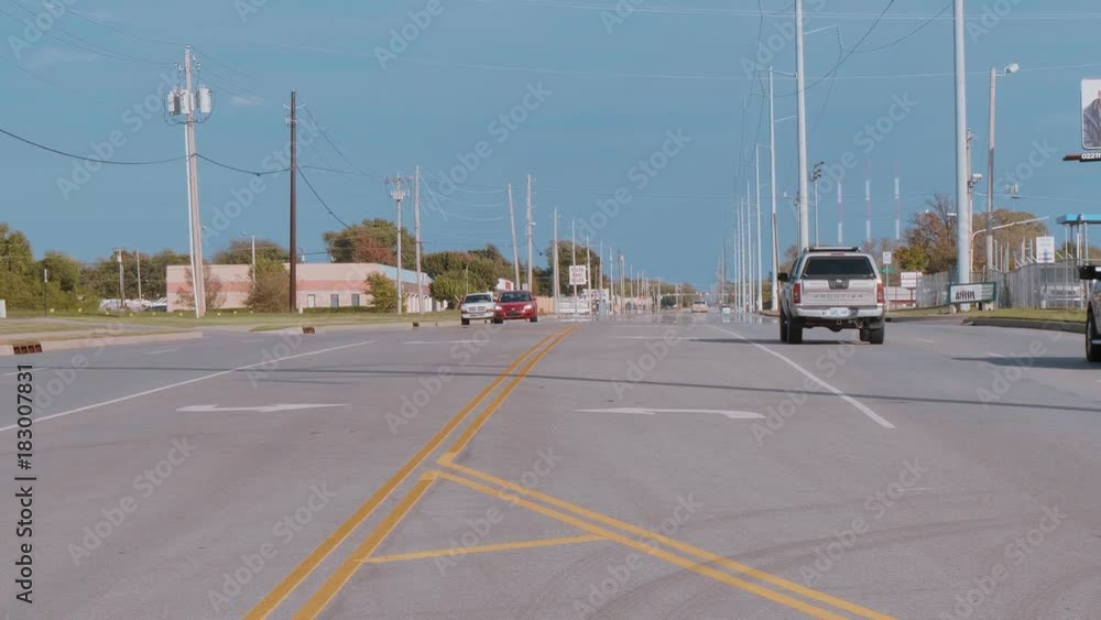 Historic Route 66 street view in Tulsa Oklahoma Historic Route 66 street view in Tulsa Oklahoma