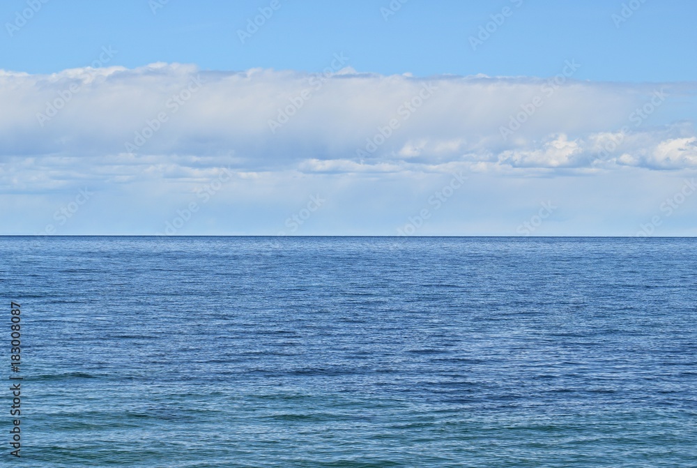 blue sea and sky background