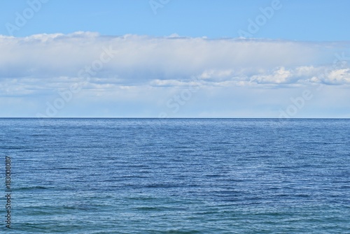 blue sea and sky background