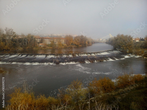 Pisuerga a su paso por Valladolid.