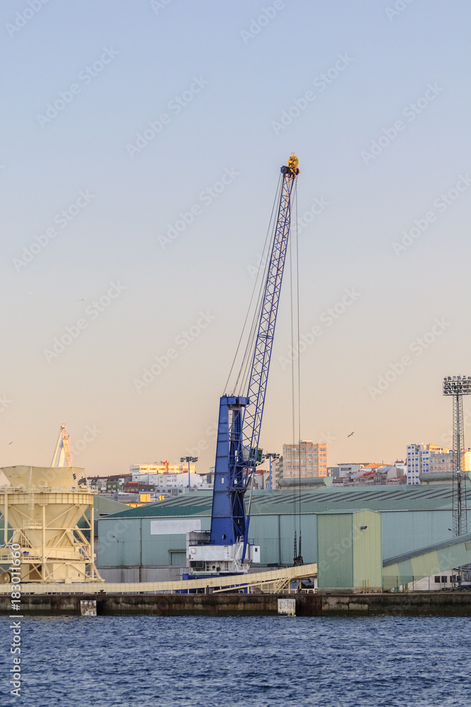 view of the harbor crane