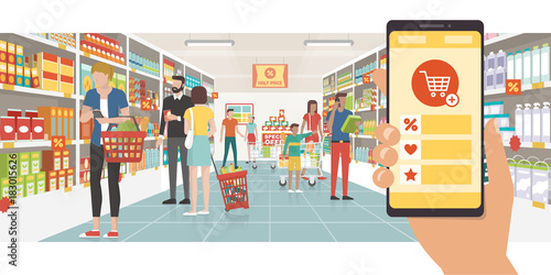 Grocery shopping app