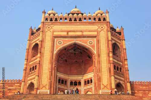 Buland Darwasa (Victory Gate) leading to Jama Masjid in Fatehpur Sikri, Uttar Pradesh, India