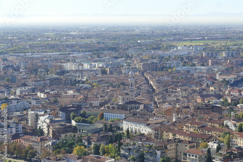 Bergamo - panorama sulla città bassa dalla Rocca
