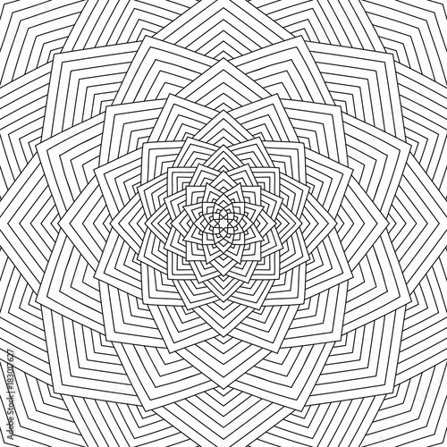 Adult colouring book page 