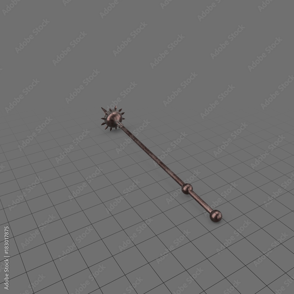 Medieval mace Stock 3D asset | Adobe Stock