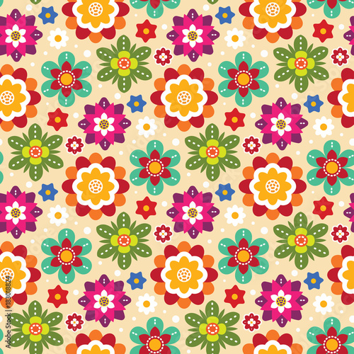 Mexican bright pattern